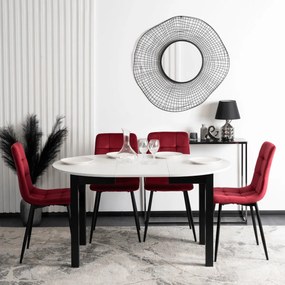 Bordó Bársony Étkezőszék. PERU