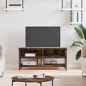 Füstös tölgy színű szerelt fa TV-szekrény 100 x 35 x 45 cm
