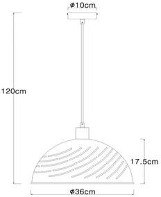 Globo 54660H - Csillár zsinóron LENNA 1xE27/60W/230V