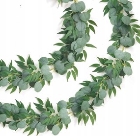 Kúszónövények Eukaliptusz Ruszkusz Girland És Oltáriszentség Esküvő Keresztelő Dekoráció 180 cm