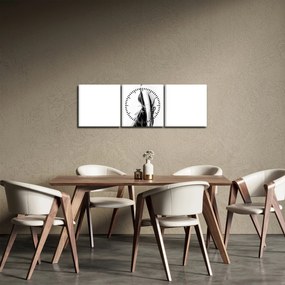 Kép - divat illusztrációk (órával) (90x30 cm)