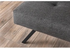 LOKO kétüléses kanapé sötétszürke