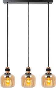 Lucide ILONA 45408/03/62 Függőlámpa 3x40w/e27 ip20