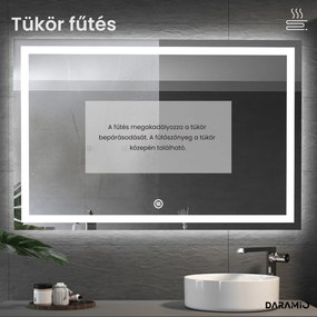 Tükör LED világítással F2