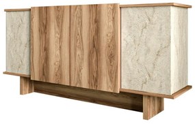 Diana Travertine és Walnut szekrény
