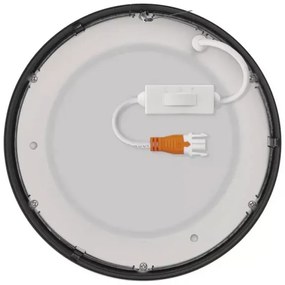 LED Mennyezeti lámpa LED/12,5W/230V 3000/3500/4000K á. 17 cm fekete