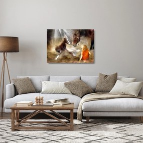 Kép - Üdvözöljük a világban, csikó (üvegen) (70x50 cm)