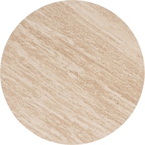 Novula kerek dohányzóasztal 45 cm - travertin