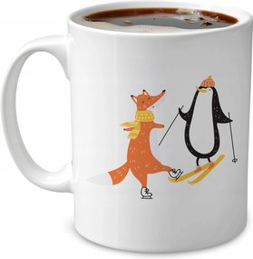 Ünnepi Bögre 330 ml Kávéhoz Teához Csokoládéhoz Ajándék Karácsonyfára