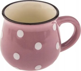 Kerámia pöttyös bögre 75 ml Lila eszpresszó pöttyös eszpresszóhoz