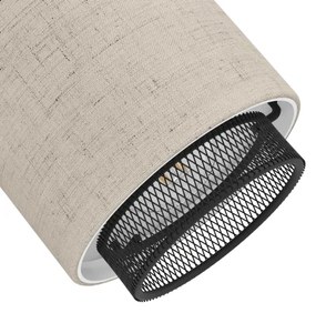 Eglo 43657 - Fali lámpa ROSLEY 2xE14/40W/230V fekete/bézs