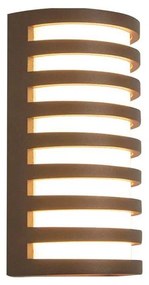 Zambelis E341 - LED Kültéri fali lámpa LED/10W/230V 3000K IP65 barna