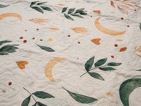 Ágytakaró BOHO MOON, krém színű Méret: 170 x 210 cm