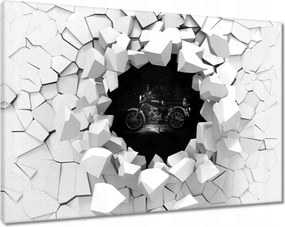 Vászonkép 60x40 Simson S51 Négysebességes Simson négyes dupla