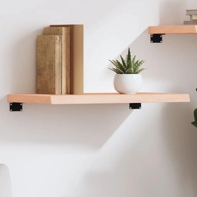 kezeletlen tömör tölgyfa fali polc 60x40x(2-4) cm