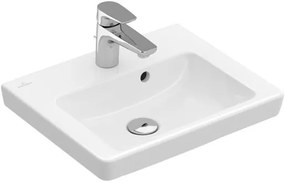 Mosdó Villeroy & Boch Subway 2.0 45x37 cm fehér színben fényes felülettel csaptelep nyílás nélkül, túlfolyással 7315F501