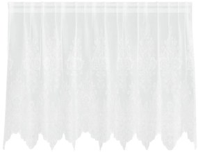 Függönyök függönyökkel Fehér 200 x 100 cm Poliészter