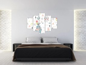 Kép - Állatok a réten (150x105 cm)