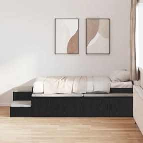 Ágykeret Fekete Tölgy 90x200 cm