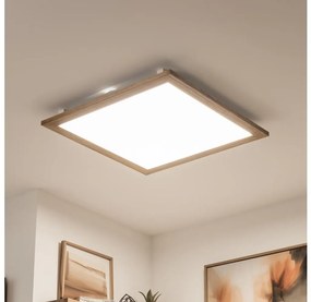 Brilagi - LED Mennyezeti lámpa SLIMFRAME WOOD LED/58W/230V 64x64 cm barna