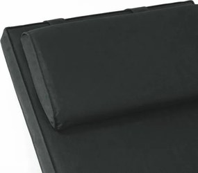 DIVERO Párna nyugágyhoz FLORENTINE antracit