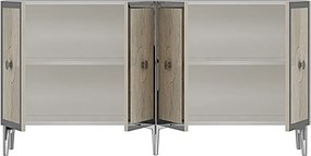 Pega 150 - White, Travertine, Silver