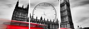 Kép - a Parlament londoni házai (órával) (90x30 cm)
