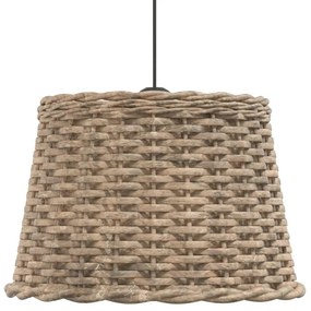 barna fonott mennyezeti lámpaernyő Ø40 x 26 cm