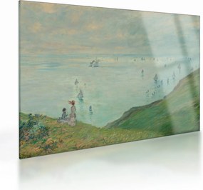 Üveg kép - Henri Fantin-Latour, Cliffs at Pourville, reprodukciók (70x50 cm)
