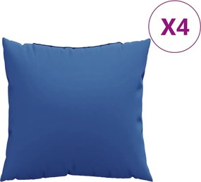 vidaXL 4 db királykék szövet kanapépárna 50 x 50 cm