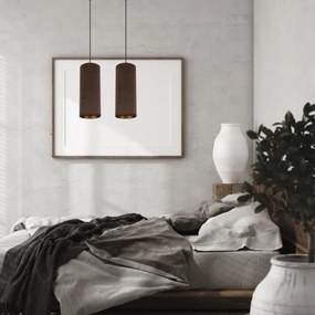 AVALO függeszték 2xE27/60W/230V barna/réz