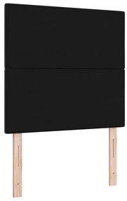 Fejtámla Gombos Tűzéssel Fekete 80 cm Bársony