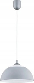 Klasszikus szürke függőlámpa kerek lámpabúrával 30 cm-rel az Alfa sziget asztal felett