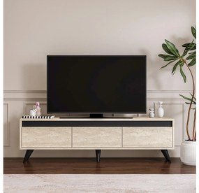 TV asztal/Szekrény Central (Travertin + antracit) . 1102038