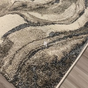 Flora 7783 modern mintájú szőnyeg (Beige) 40x70 cm