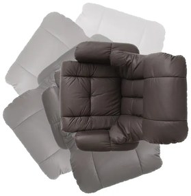 HABI állítható fotel, barna/dió