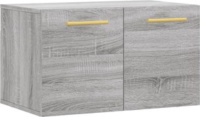 vidaXL szürke sonoma színű szerelt fa faliszekrény 60 x 36,5 x 35 cm