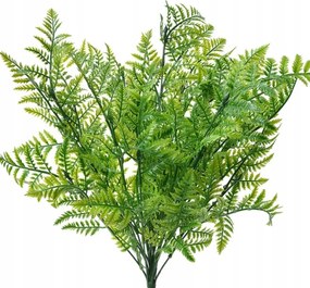 Sárga-zöld mesterséges páfrány növény 56 cm