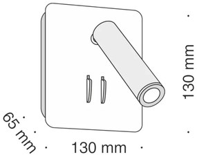 Maytoni C175-WL-01-6W-W - LED Fali spotlámpa IOS LED/9W/230V fehér