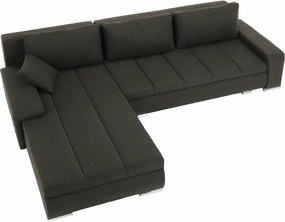 Ülőgarnitura, szövet barna, TONIKS