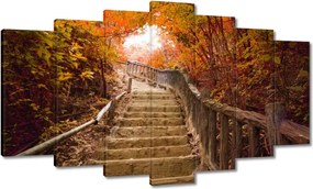 Képek 140x80 Őszi séta Lépcsők