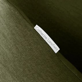 Khaki kétszemélyes-hosszabbított flanel ágyneműhuzat 230x220 cm Brushed – Catherine Lansfield