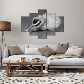 Kép - Balerina, fekete-fehér (150x105 cm)