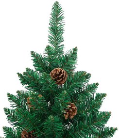 Karcsú karácsonyfa Zöld 72 x 72 x 180 cm PVC