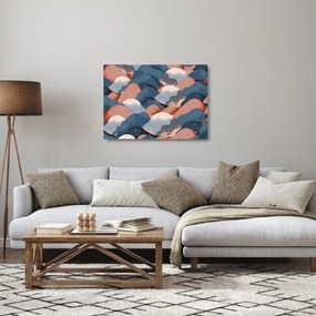 Üveg kép - Japán hullámok (70x50 cm)