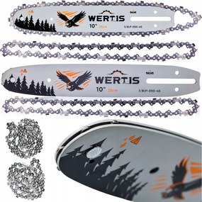 Ágfűrész Vezető 10" 25cm Láncok Demon Nac 40 1,3mm 3/8"