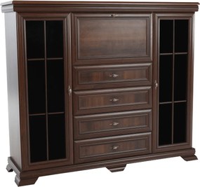 vitrines szekrény bárszekrénnyel, samoa king, KORA KK7