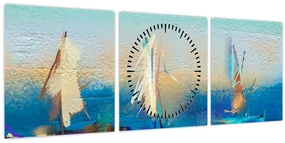 Kép - Tájképfestészet, festészet (órával) (90x30 cm)