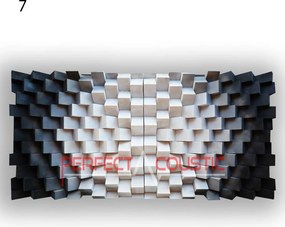 Fali panel 70x140x7cm-design panel - diffúzor 4-szín - 140x70x7cm