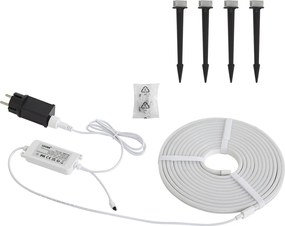 Okos LED szalag 5 méter CCT 30W 350 lm 2700 - 6500K IP44, földelő tüskékkel